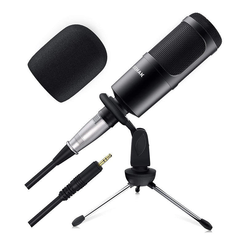 Jeemak PC22 3.5mm Microphone with Stand Computer(Only available in the US）